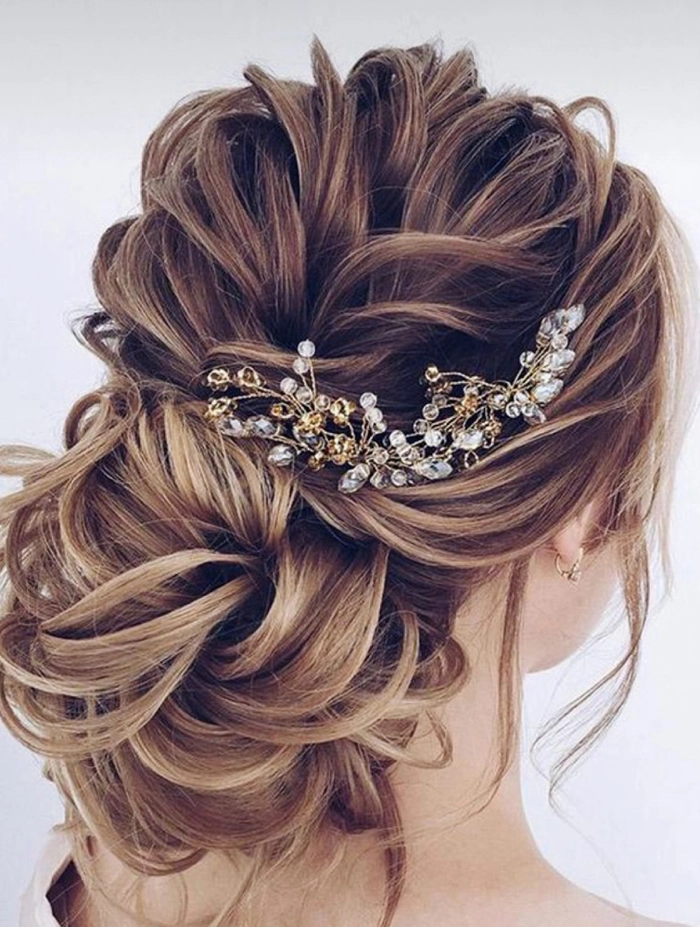 Advanced Intricate Evening Updo for Special Occasion Date Night Hairstyle An elaborate twisted updo with sparkling accessories and soft curls for a romantic evening event