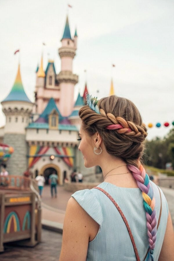 Secure Braided Styles for Amusement Park Date Night