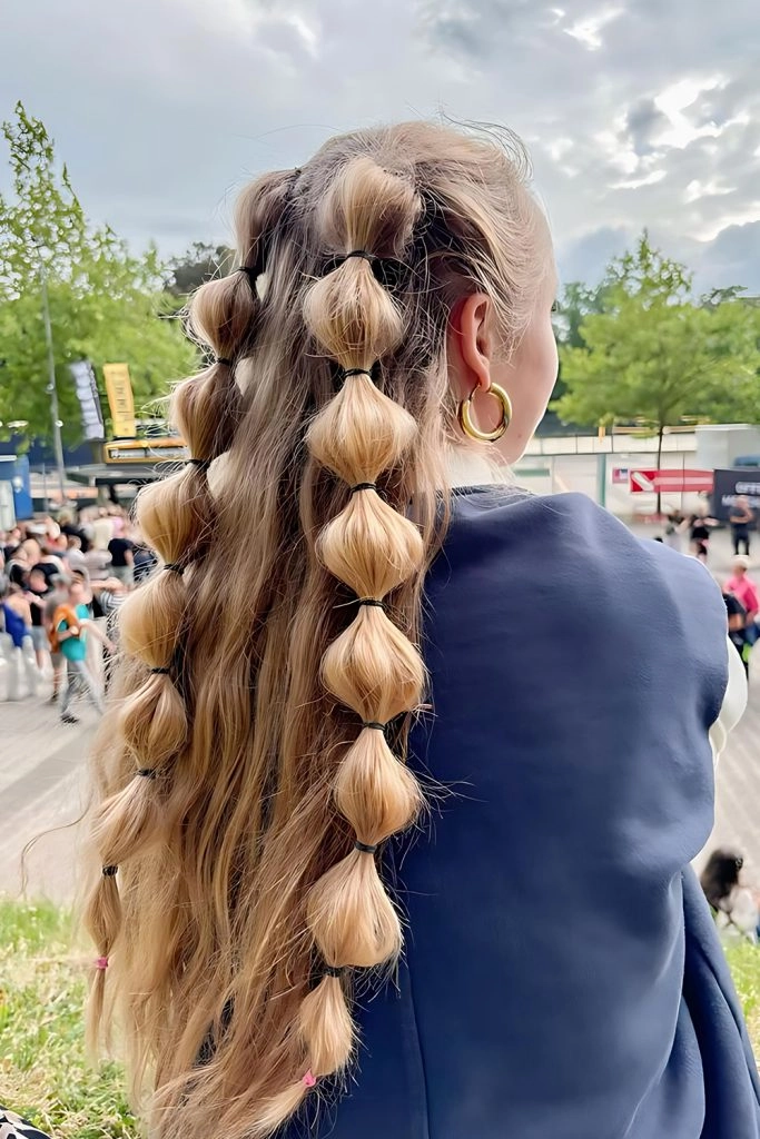 Amusement Park Date Proof Braided Style for Secure Hold Secure braided hairstyle for a fun amusement park date