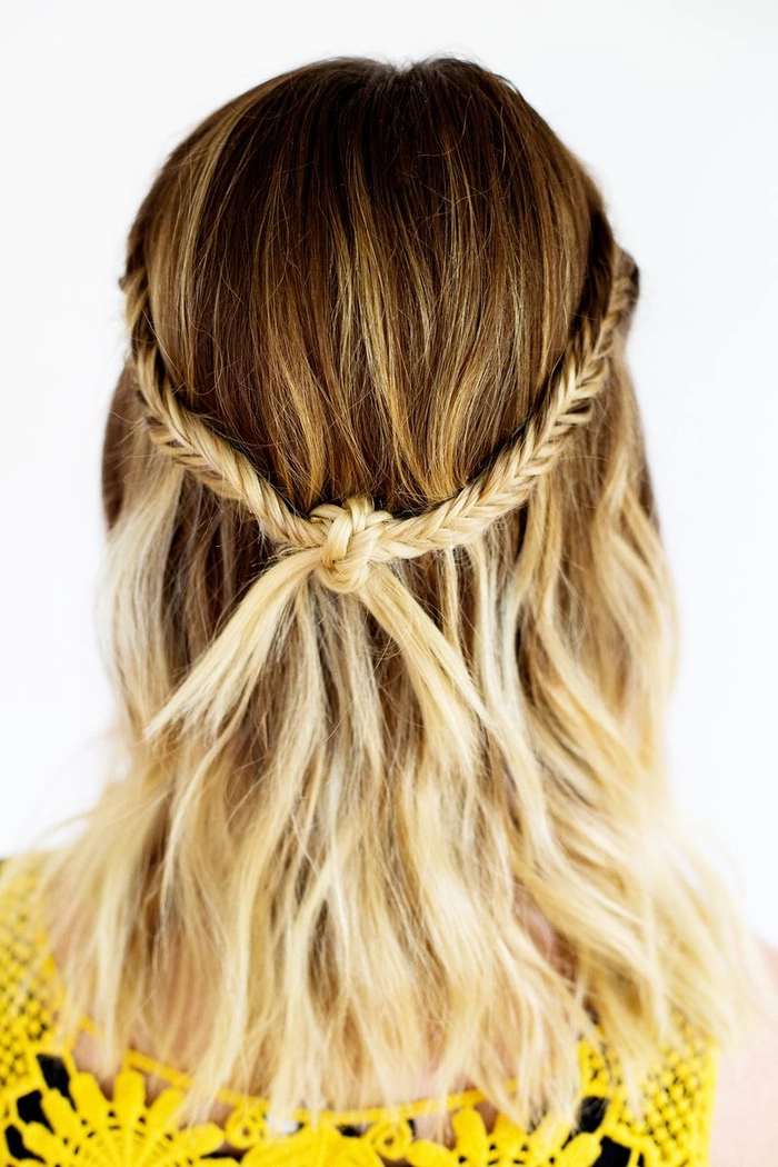 Autumn Harvest Festival Date Night Braids Romantic braided hairstyle for an autumn harvest festival date night