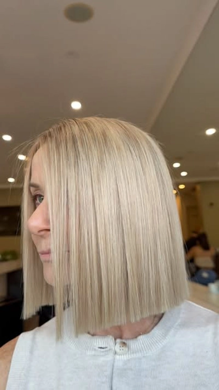 Blunt Cut Sleek Date Night Style for a Glamorous Evening Sleek blunt cut hairstyle for a date night look