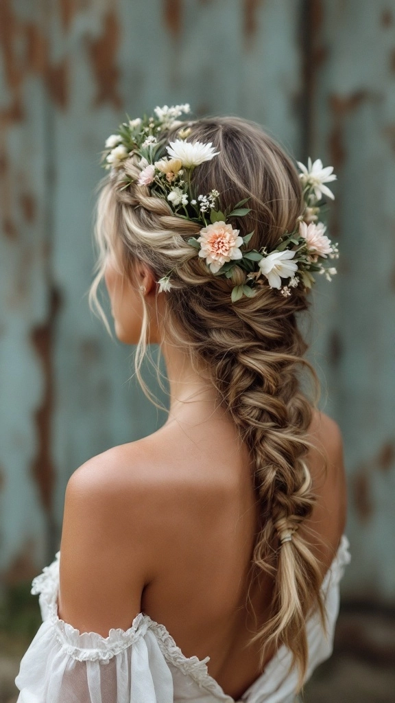 Boho Chic Braided Crowns for Outdoor Dates