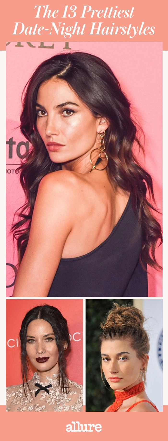 Elegant braided updo for long hair with soft waves
