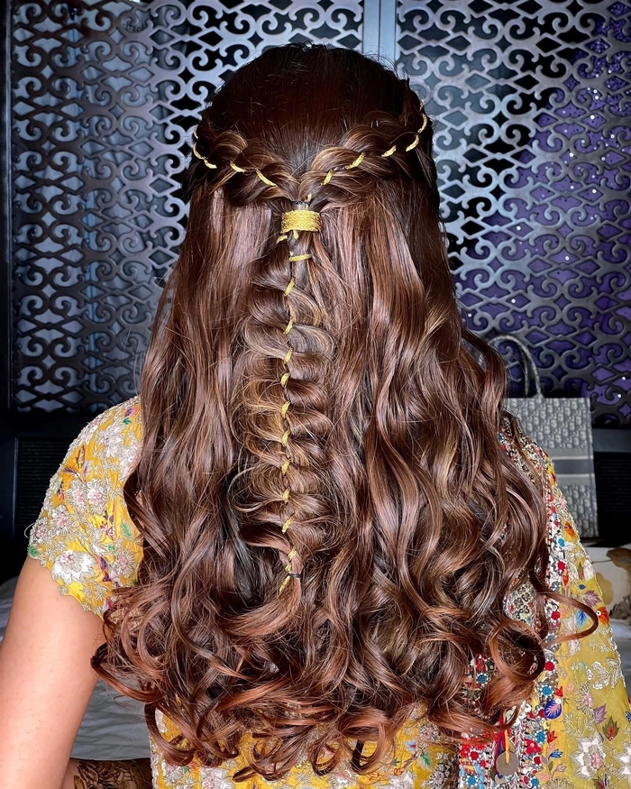 Romantic Braided Date Night with Ribbon Weaves