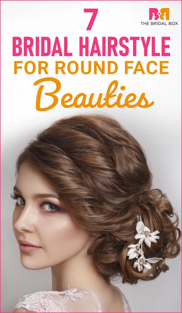 Date night hairstyle for round face shapes with soft waves and volume