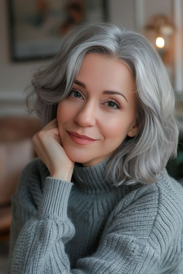 Stunning Date Night Looks for Silver and Gray Hair