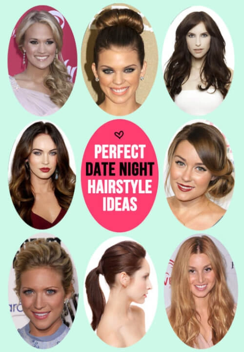 Woman transforming her daytime ponytail into an elegant evening updo for a date night