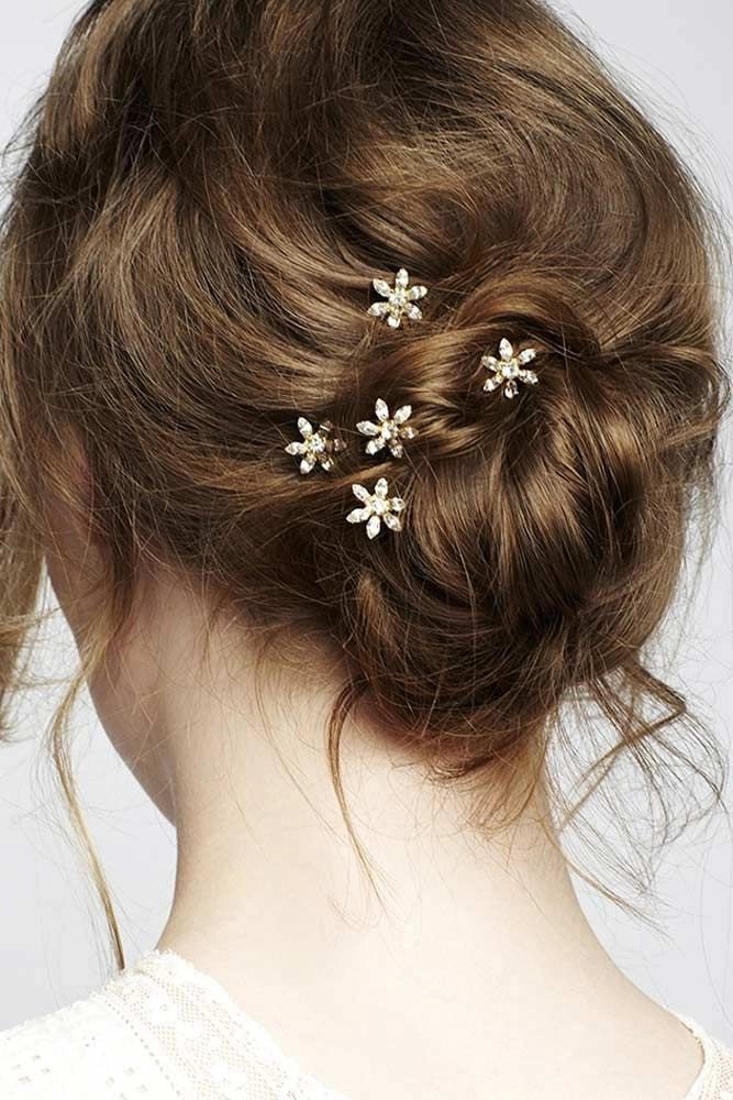 Elegant Evening Updos Using Decorative Bobby Pins