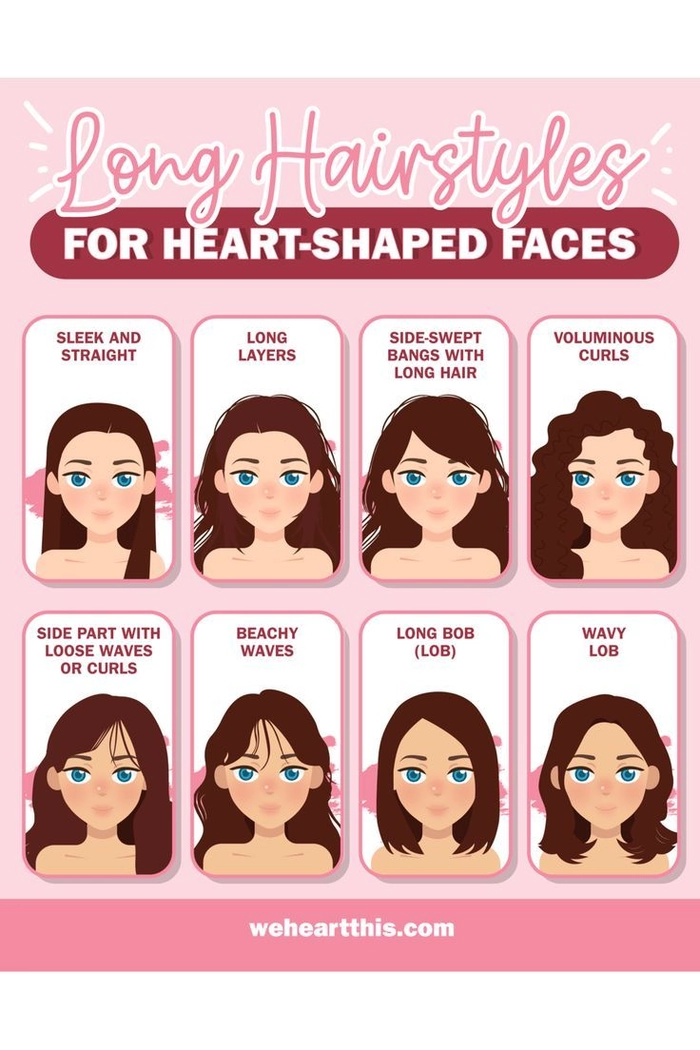 Heart-Shaped Romance: Date Night Hair Look 3 Romantic date night hairstyle for heart shaped face with soft waves and side-swept bangs