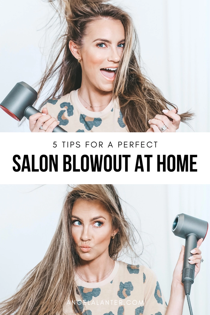 Master this blowout technique for polished date night hair Salon-quality blowout styling at home for a date night look