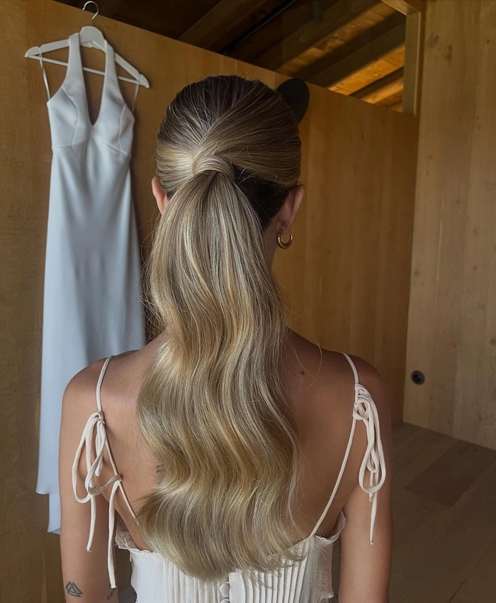 Polished Low Ponytails for Winter Date Nights