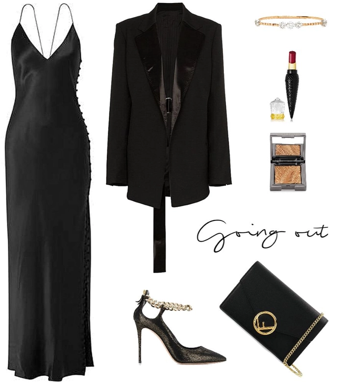 Elegant low-profile hairstyle for a theater date night