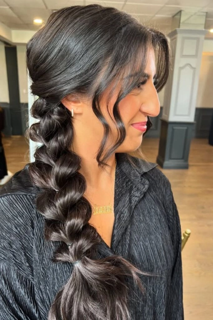Amusement park date braided styles that stay put Braided hairstyle secured for a day at the amusement park