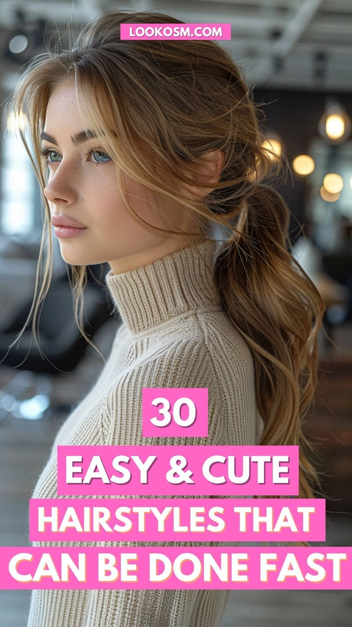 Effortless last minute hairstyle for busy women on date night Quick last minute evening updo for busy women heading out on date night