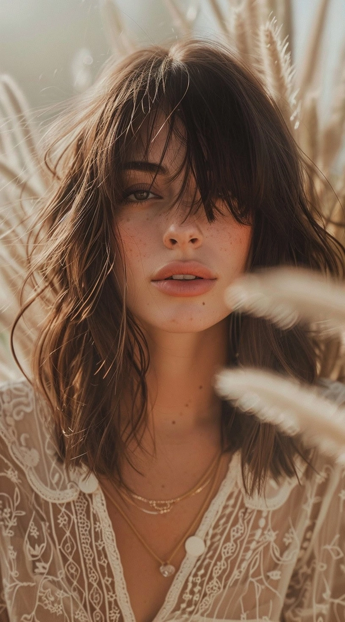 Soft romantic waves on a lob hairstyle for cocktail evenings Elegant lob with romantic waves perfect for a cocktail evening date night hairstyle