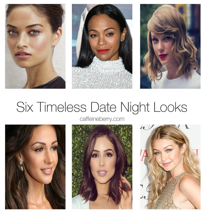 Minimalist date night updo style with a clean, modern finish A soft, low bun with gentle waves for a millennial minimalist date night updo