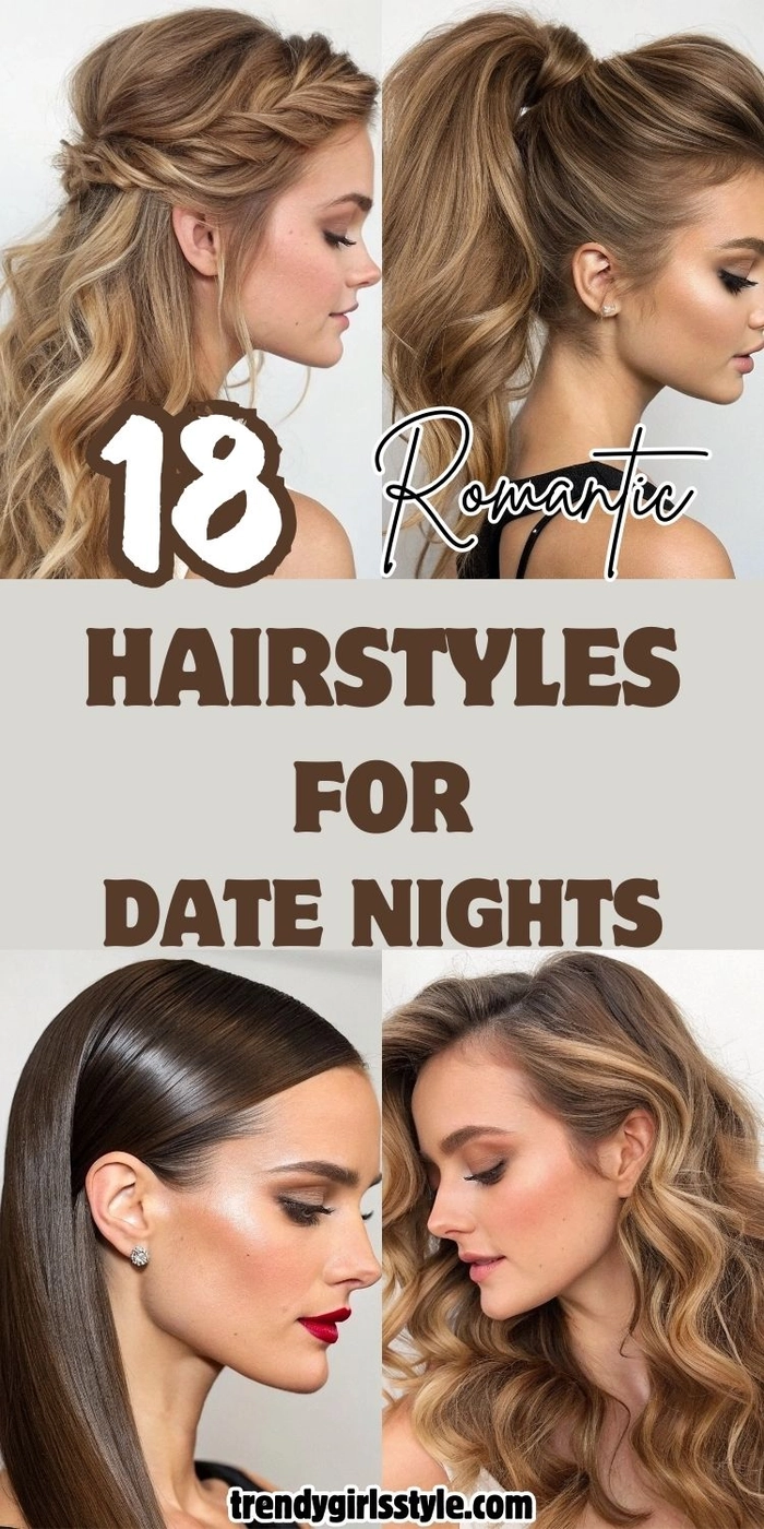 Romantic balayage style for date night with soft waves and blended highlights