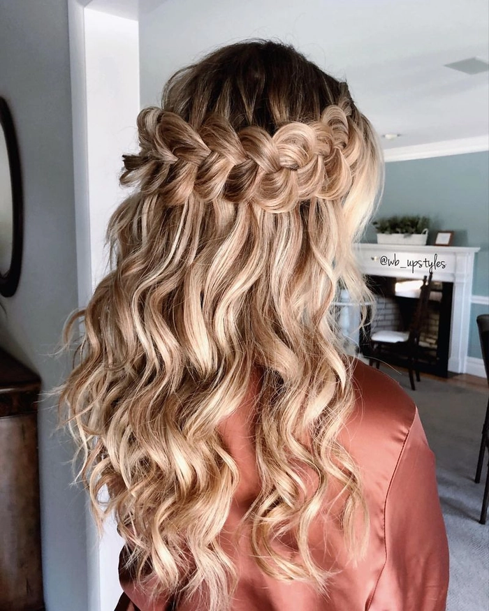 Date Night Hair image romantic waterfall braids for spring dates image