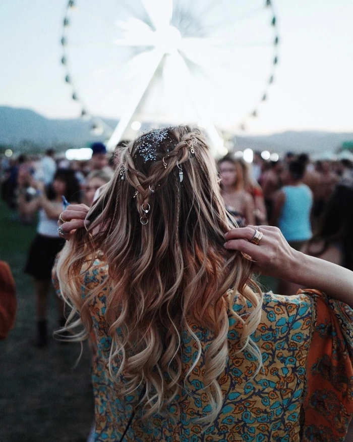 Summer Concert Date Hairstyle Ideas for a Romantic Night Out Elegant summer updo hairstyle perfect for an outdoor concert date