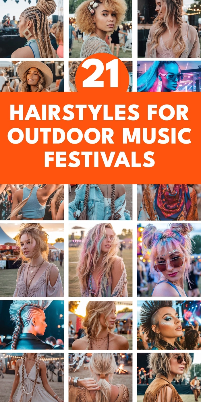 Summer Concert Date Hairstyles