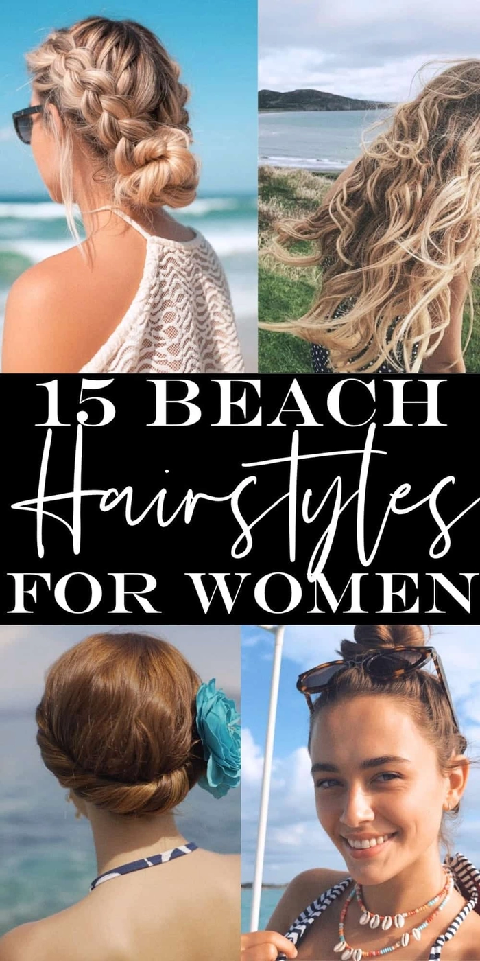 Easy beach festival hairstyles with braids and waves for summer fun