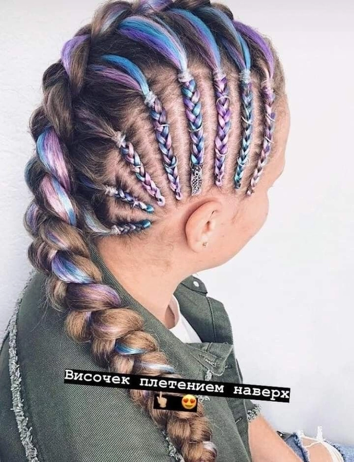 Burning Man hairstyle with glowing lights and floral accents for desert festival Burning Man festival-goer with a whimsical updo featuring LED lights and desert flowers