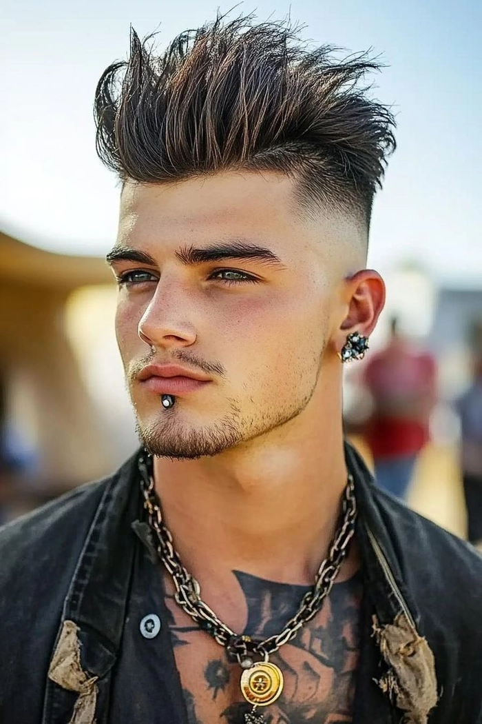 Festival Ready Faux Hawk Hairstyles