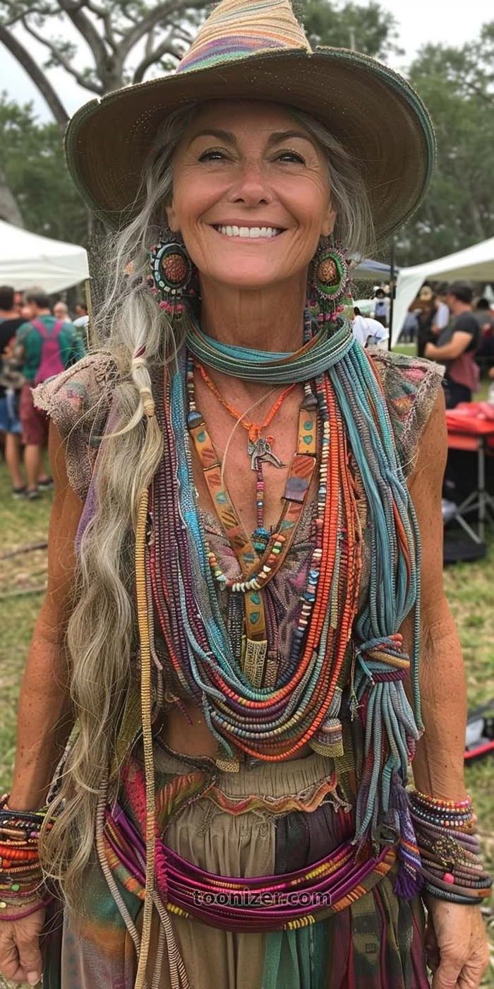 Elegant Festival Hairstyles for Older Women