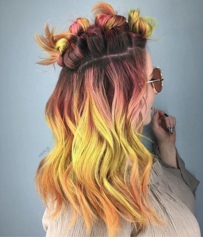Ombre Festival Hairstyles to Try