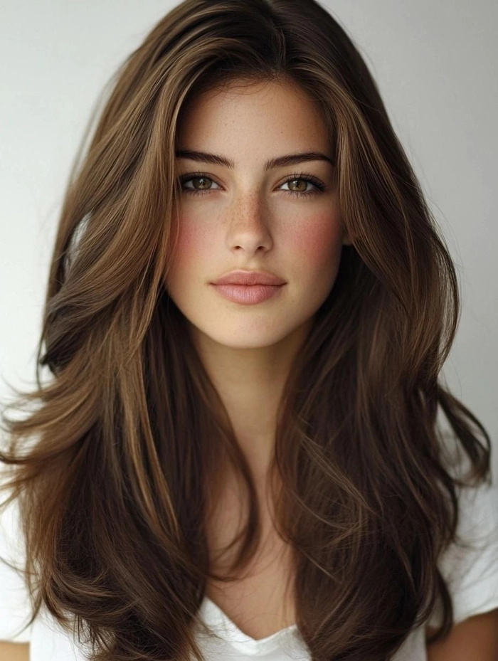 Festival hairstyle for oval face with braided crown and floral accents