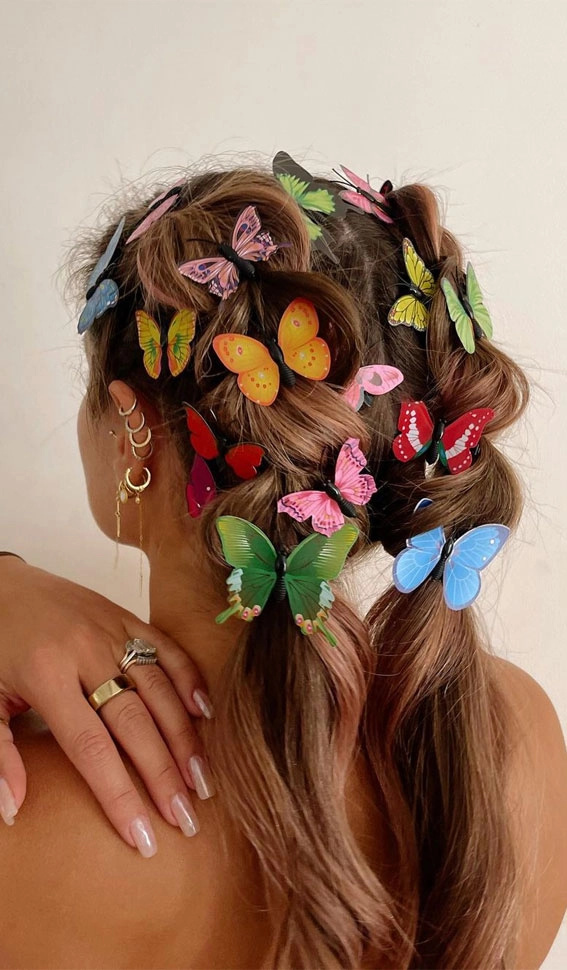 Festival hairstyles with scarves, bohemian braid and scarf wrap