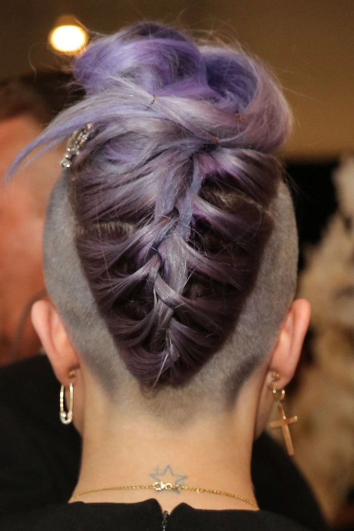 Bold Festival Mohawk Hairstyle for an Edgy Music Festival Look Vibrant festival mohawk hairstyle with colorful spikes and shaved sides