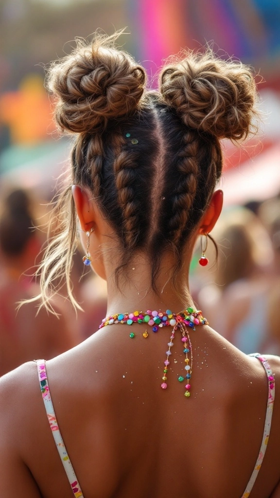 Festival Space Buns: How to Nail the Look