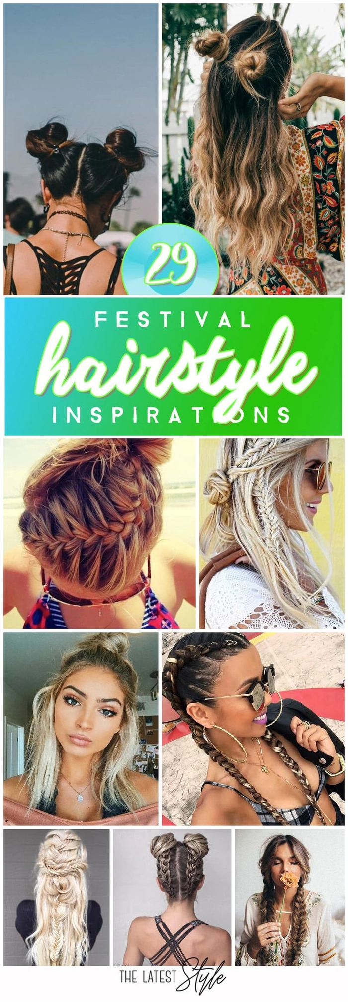 Step-by-step tutorial for a last minute festival hairstyle that looks great Quick and easy last minute festival hairstyle ideas for busy festival-goers