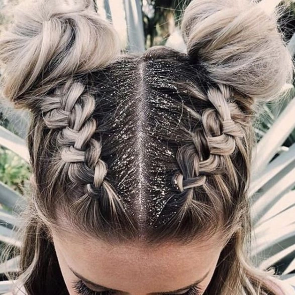 Sweat Proof Festival Hairstyles for Long Days of Dancing Festival hairstyle that stays sweat proof during summer concerts