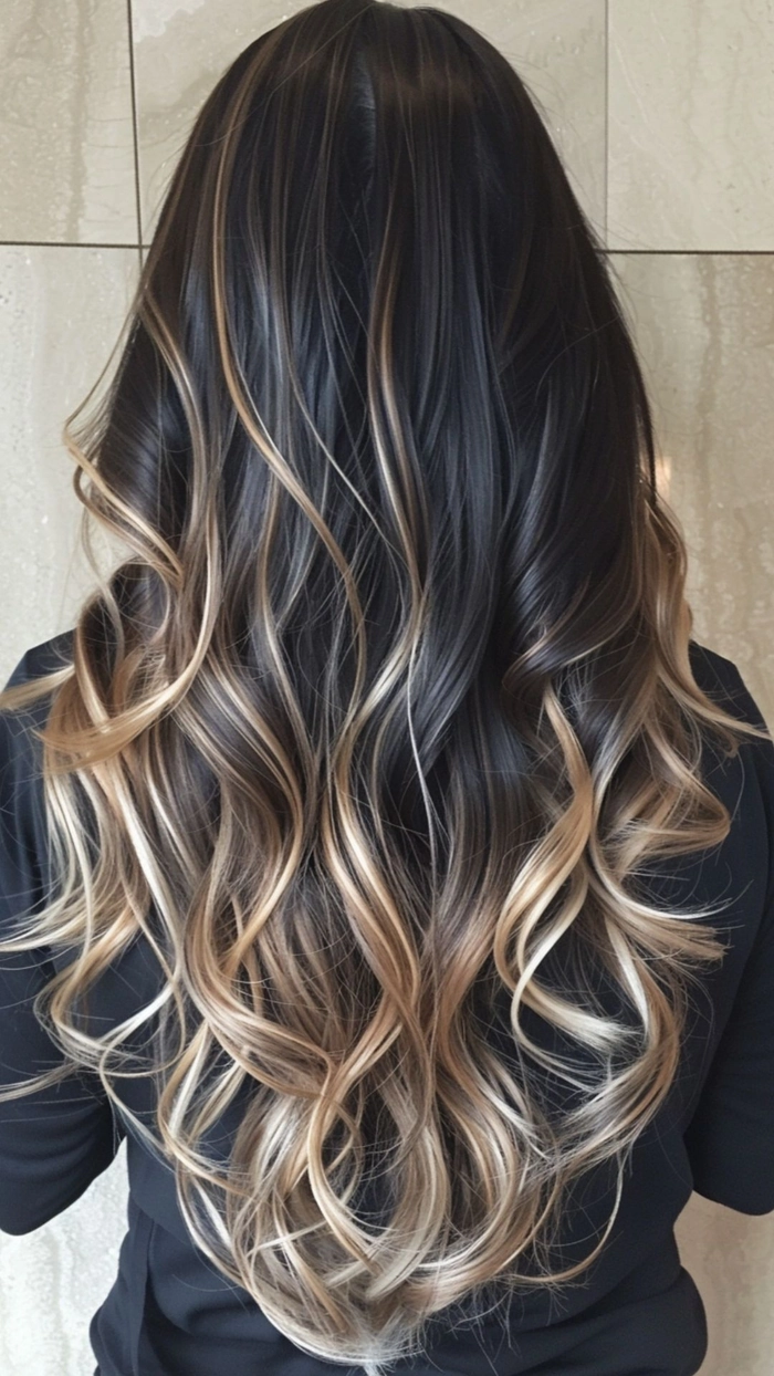 Soft balayage color ideas perfect for graduation hairstyles Graduation hairstyle with subtle balayage highlights blending into natural tones