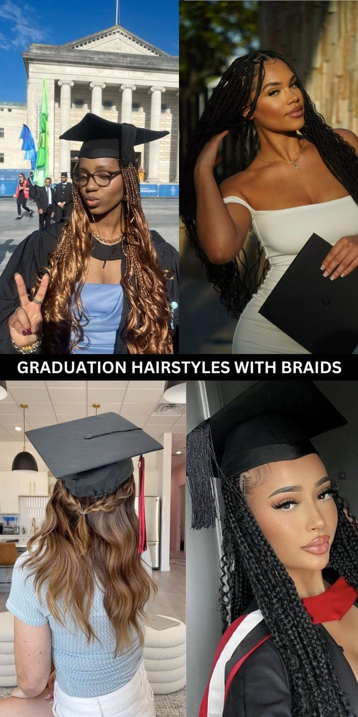 Elegant Braided Graduation Hairstyles