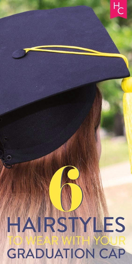 Braided crown hairstyle perfect for wearing with a graduation cap Braided crown hairstyle with a graduation cap
