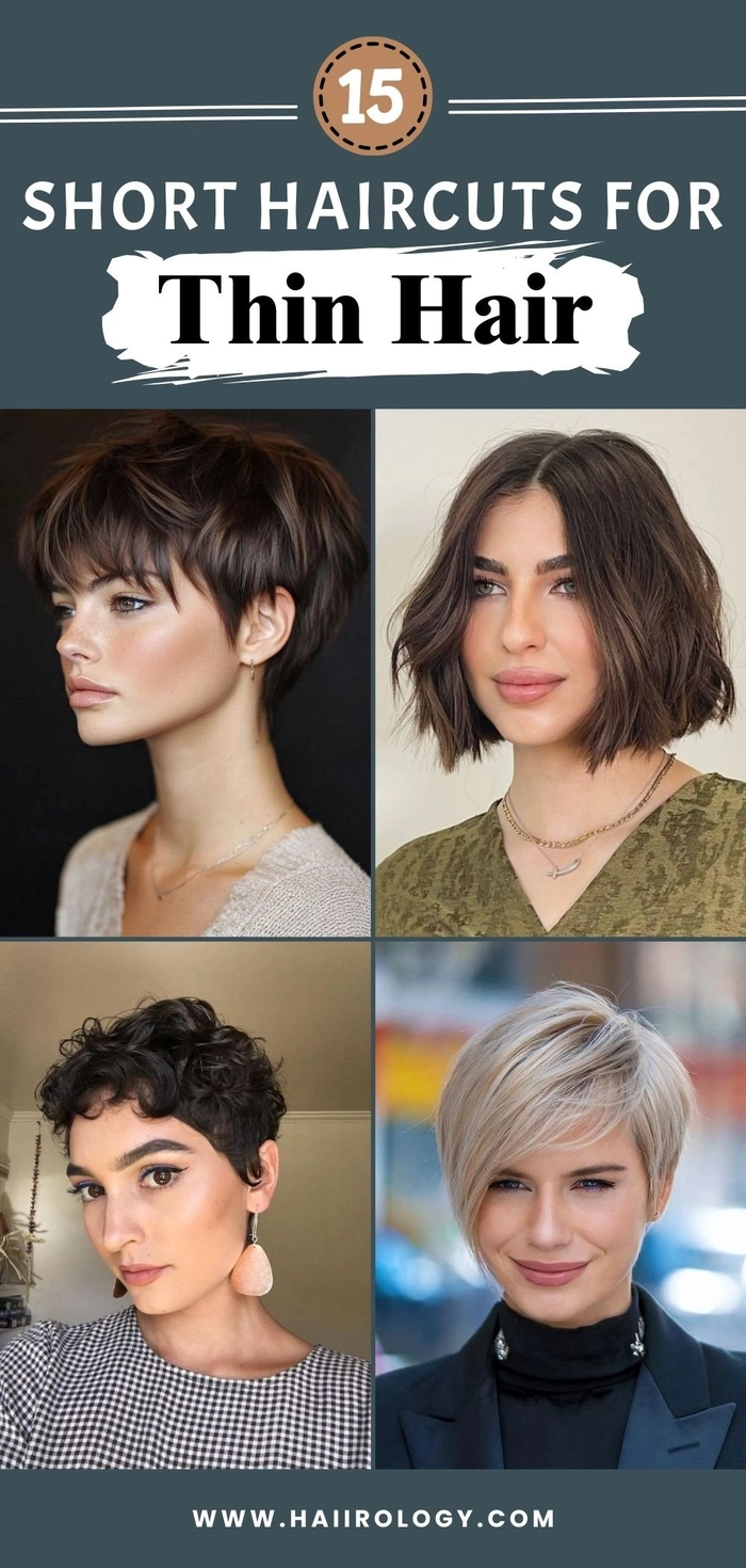 Elegant graduation hairstyle adding volume and texture to fine thin hair