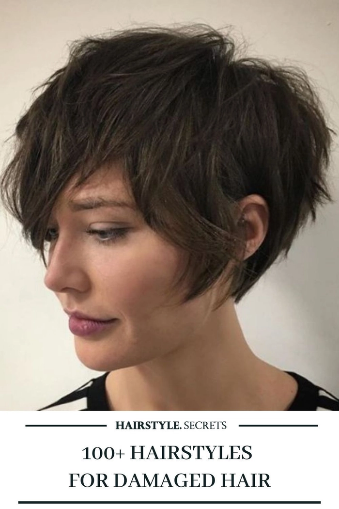 graduation hairstyles for damaged hair image