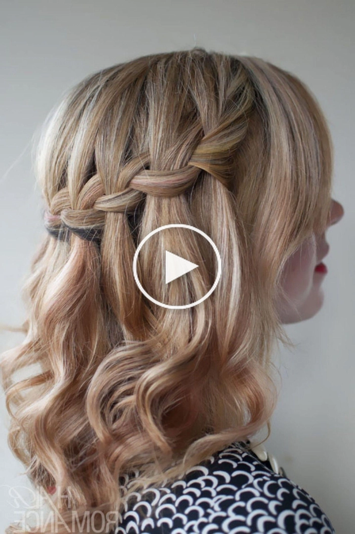 Elegant shoulder length layers styled for graduation day Shoulder length layered graduation hairstyle with soft waves