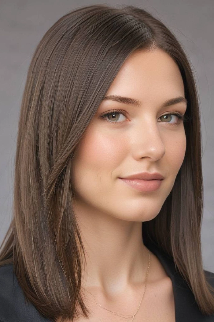 Elegant Graduation Hairstyle for Shoulder-Length Layered Hair Shoulder-length layered graduation hairstyle with soft waves and subtle highlights