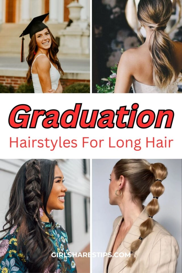 Graduation hairstyle for wavy hair with soft curls