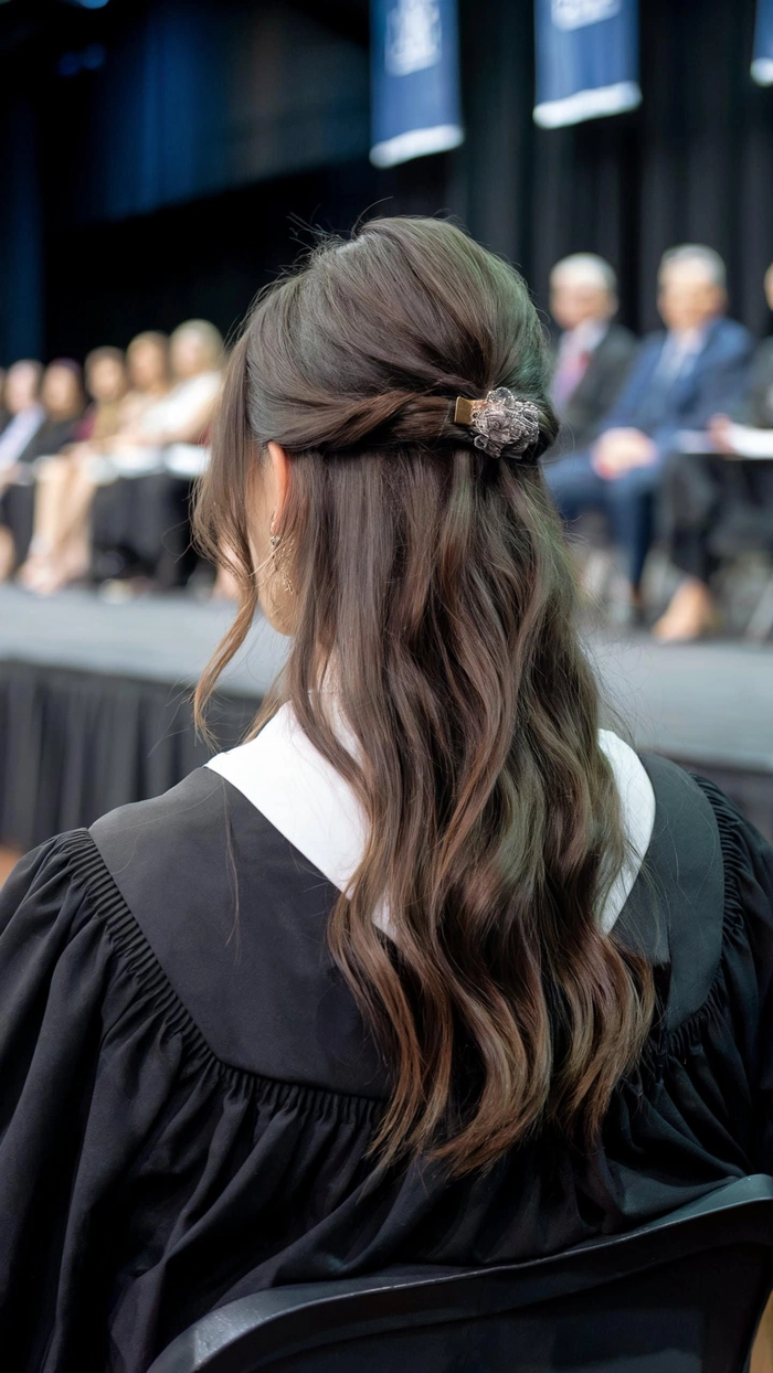 Chic Graduation Hairstyles with Headbands