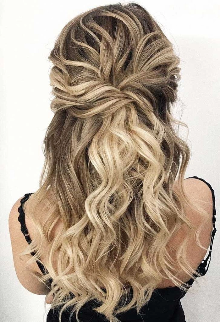 Half Up Half Down Graduation Styles
