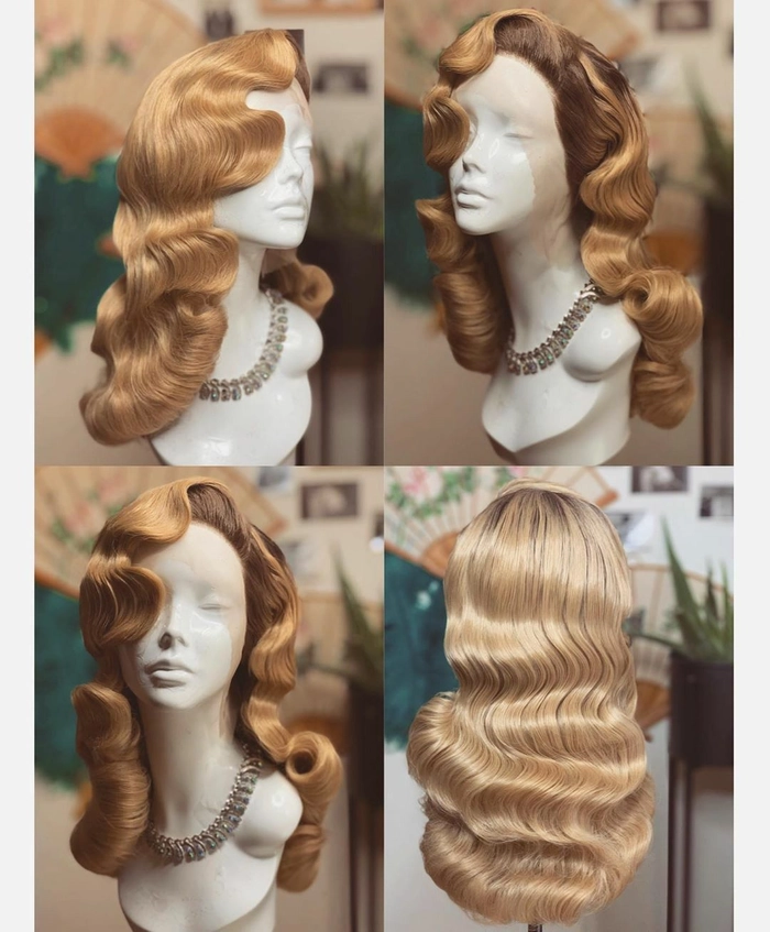 Graduate with glamorous Hollywood waves hairstyle