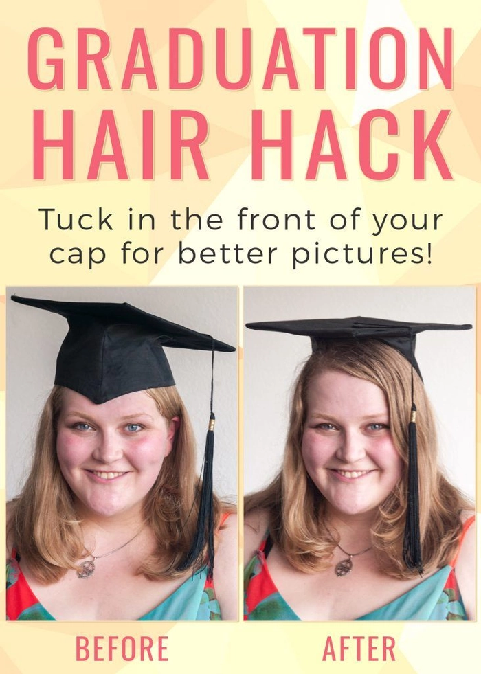 Woman wrapping hair in a silk scarf before sleeping for graduation curls