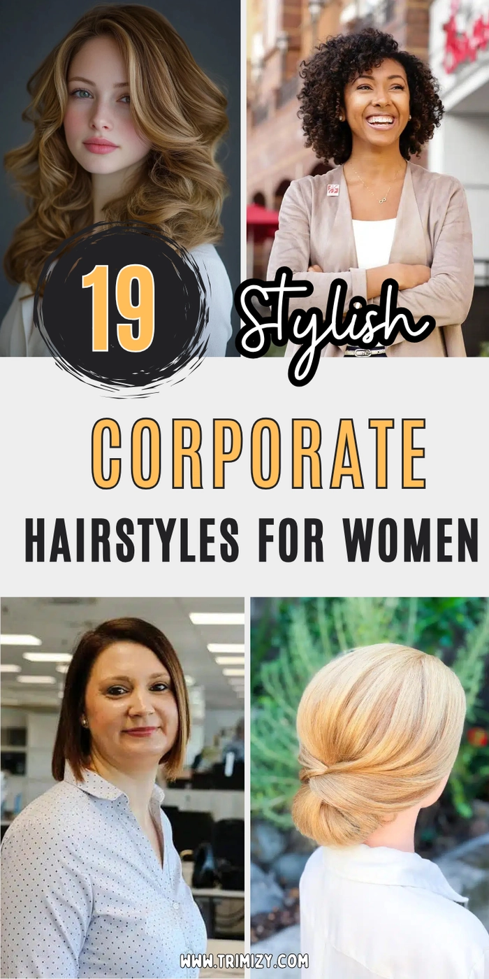 Sophisticated hairstyle combining graduation celebration with office-appropriate look Elegant graduation hairstyle for professional corporate job settings