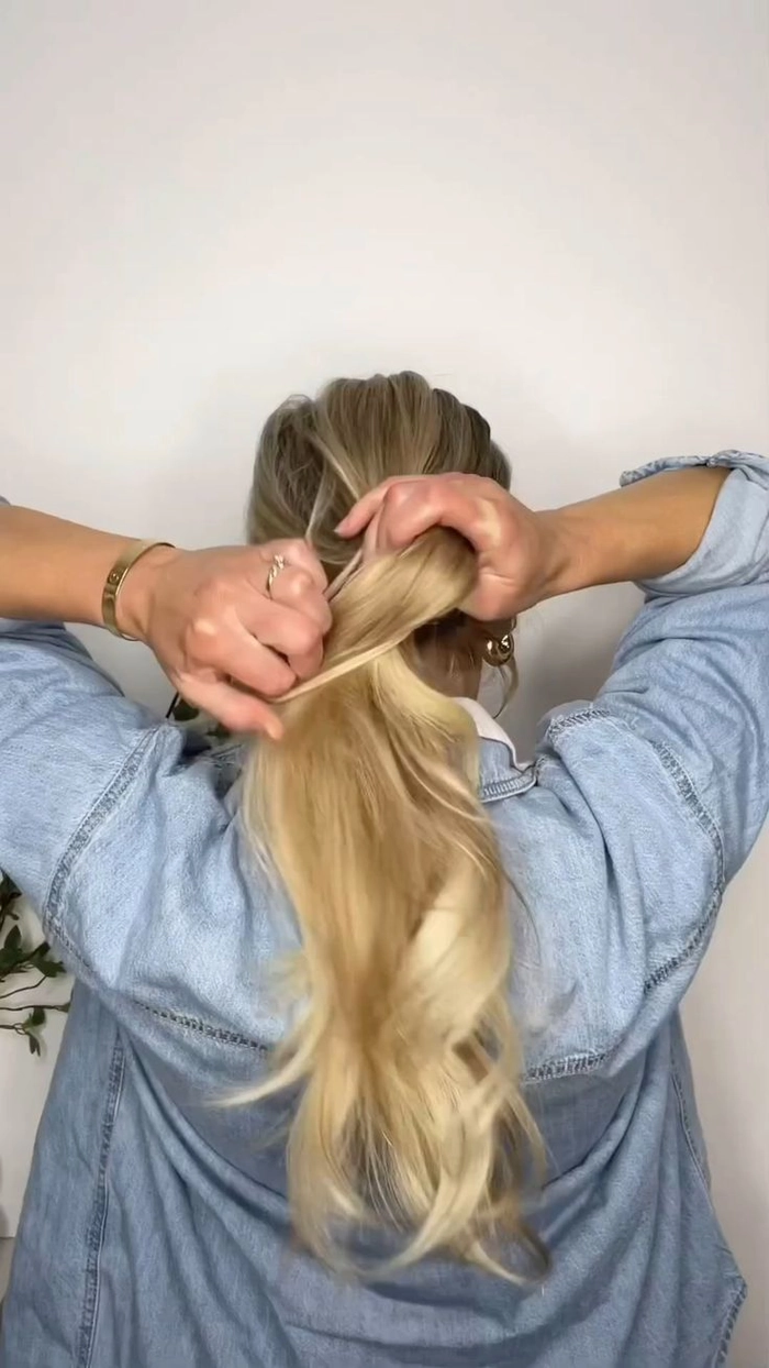 Quick graduation hairstyle perfect for busy mornings, styled neatly with minimal effort