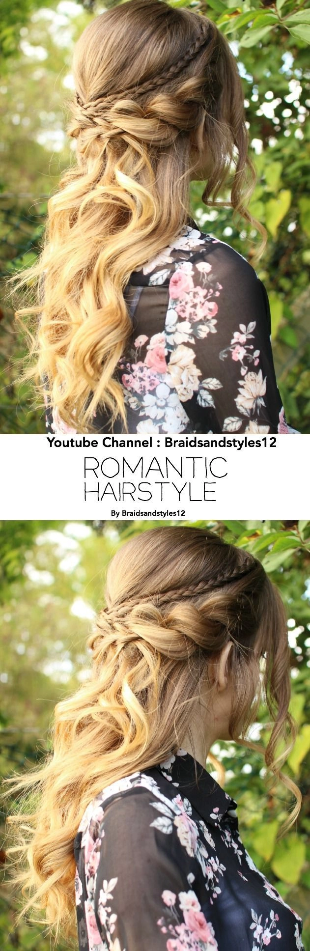 Romantic loose curls graduation hairstyle for a female graduate